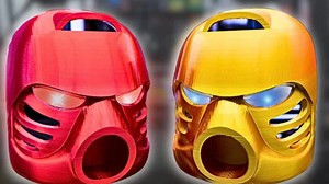 3D printing Bionicle masks — childhood nostalgia, full scale