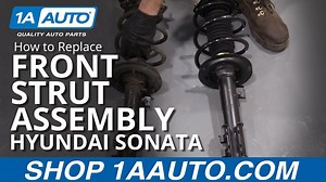 How to Replace Front Strut Assembly 11 Hyundai Sonata