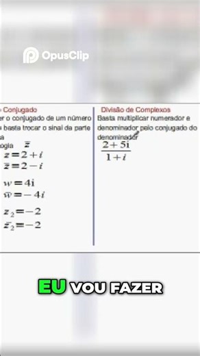 Divisão de Números Complexos: Desvende o Segredo da Multiplicação! #enem