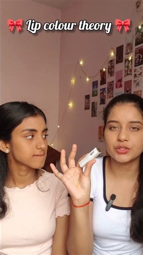 Lip Colour Theory with My Sister 💄✨ Funny Makeup Challenge #shorts