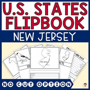 New Jersey State Flipbook | Capital, Bird, Flower, Flag, Animal | State Symbols