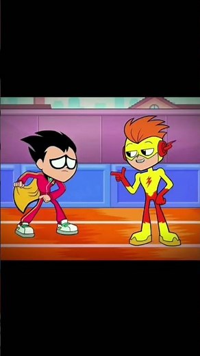Robin Vs Flash kid | #robin #anime #edit #teentitans #batman