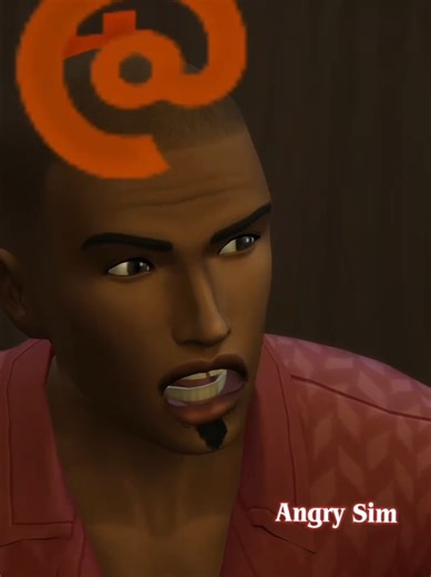 Angry Sim #sims4 #thesims4 #digitalart #contentcreator #gamingshorts