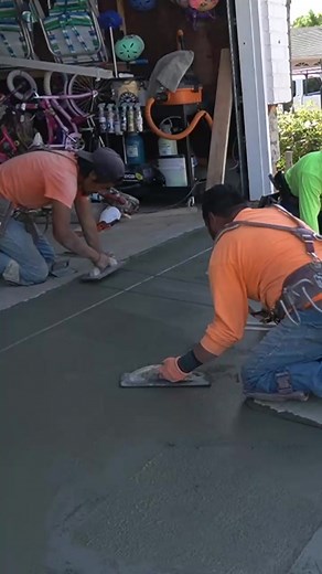 Top Concrete Finishing Crew at West Coast Custom Concrete