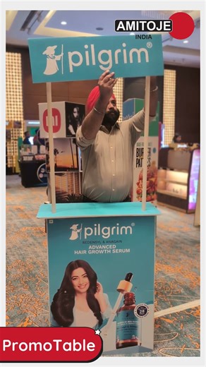 This Promo Table Unfolds in Seconds ⚡ | Smart Portable Design by Amitoje India #posm #retaildisplay