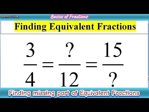 How to Complete Missing Equivalent Fractions | Equivalent Fractions | MathOGuide