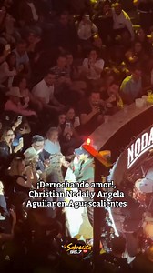 14K views · 293 reactions | Está el amor en el aire 鸞朗 Christian Nodal y Ángela Aguilar derrochan amor en Aguascalientes  #lasabrosita | La Sabrosita 95.7 | Facebook