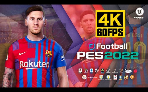 【4K60帧】PS5《实况足球2022》测试版实机演示 | 巴塞罗那 vs 拜仁慕尼黑