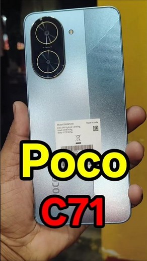 Poco C71 Review and Unboxing #pococ71 #poco #pocophones #shortvideo