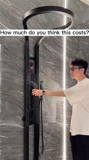 Would You Install This Shower At Home? 😳 #SmartHome #Luxury #Shorts