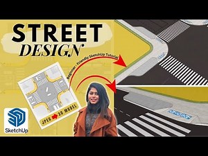 SketchUp Streetscape 3D Modeling for Beginners: Import, Scale, Draft & Model a Street from an Image
