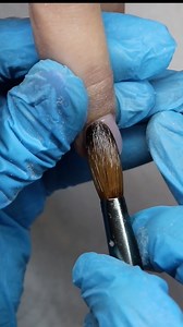 watch me work! 😍doing a pretty glitter fade nail design. Full video on my youtube channel #nailfade #acrylicnails #nailart | Sarah's Nail Secrets