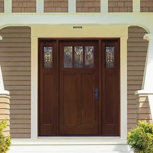 Available in woodgrain, smooth, and modern styles, our entry doors feature unsurpassed quality and style to create a beautiful focal point for your home. http://ow.ly/NvRR50I3whH | Window World