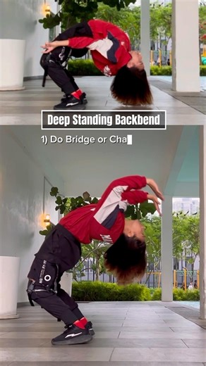 2 easy steps | Deep Standing BackBend Pose | Tutorial by Wan Natasha