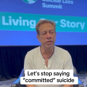 I recently spoke to long-term survivors of loss by suicide. It's so important to remember that all life has meaning, no matter how it ends. I've created a free Suicide Loss support video for anyone who's experiencing grief after suicide. Please check it out at the link below if you or someone you know needs support. | David Kessler