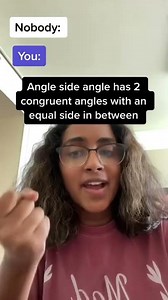 triangle congruency in a math test