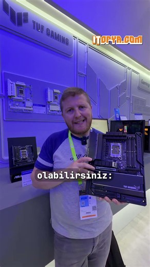 Tüm Bağlantıları Arkada Olan Z890 Anakart - ASUS TUF Gaming Z890 BTF | COMPUTEX 2026 #25 #işbirliği