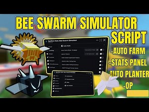 [🐝OP AUTO FARM] Bee Swarm Simulator Script | STATS PANEL | AUTO PLANTER | AUTO CODES ETC
