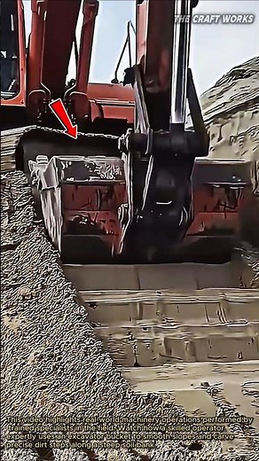 Perfect Dirt Stairs Carved by Heavy Machinery #industrial#machinery #skills #construction #excavator