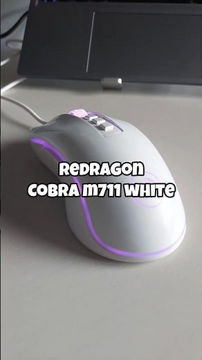 I bought the Redragon Cobra M711 White mouse #redragon #mouse #technology #gaming #setup