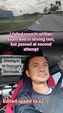 PASSED THE WRITEN EXAM AND DRIVING TEST TO DRIVE IN BERMUDA