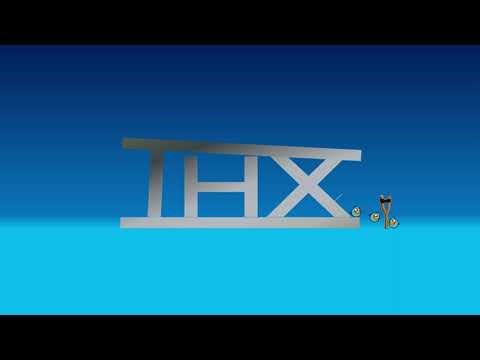 THX (1996-2006, logo, Tex) but with The Blues (Angry Birds) | PowerPoint animation | 4K