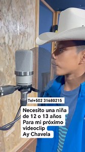 58K views · 2.9K reactions | Necesito una modelo para mi próximo Videoclip Ay Chavela , Llamar al +502 31680215 y +502 30510344 (De 12 o 13 años)  Quien quiere participar? Espero sus llamadas | Yorik Baudilio | Facebook