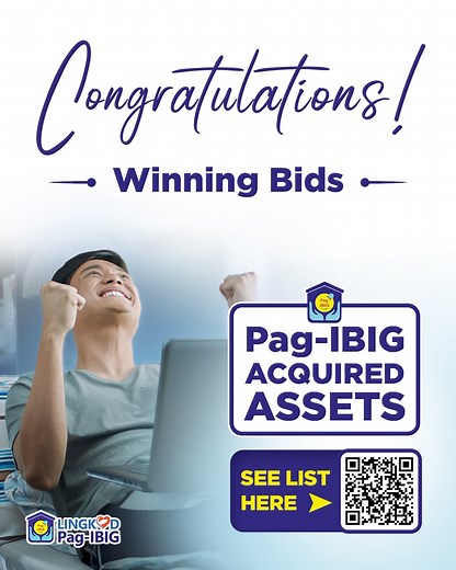 Congratulations to the Winning Bidders of Pag-IBIG Acquired Assets as of April 5,2024. | Pag-IBIG Fund (HDMF)