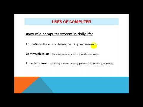 1. Chapter No.1 Computer definition and uses