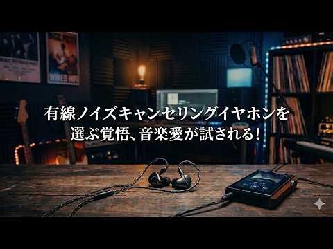 有線ノイズキャンセリングイヤホンを選ぶ覚悟、音楽愛が試される！Acrivo ACR-ACX2 ANK