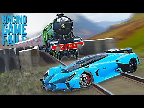 RACING GAME FAILS #14 | Funny & Random Moments