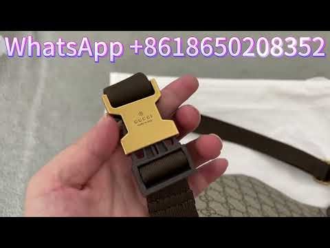 Unboxing Gucci Ophidia Small Belt Bag | Beige & Dark Brown GG Fabric Luxury! 👜✨