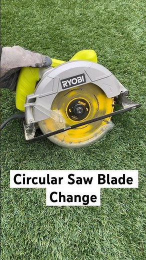 Ryobi Circular Saw Blade Change | How to Change Blades on Buzz Saw #diy #ryobi #circularsaw