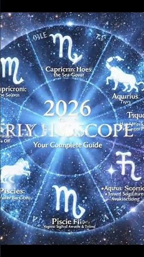 2026 horoscope predictions for each zodiac signs .