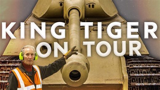 The King Tiger Tank Hits the Road