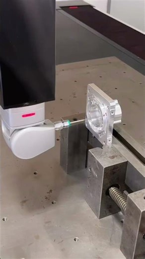 Custom CNC Machined Aluminum Part | Full CMM Coordinate Measuring Inspection #cncparts