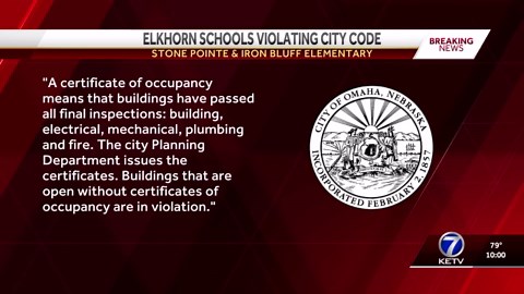 City of Omaha says 2 new Elkhorn schools are violating city code