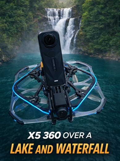 FPV Cinematic Lake Flight | Insta360 X5 Drone 4K Diving deep into the mist! 💦 Join me as I take the new Insta360 X5 for a high-speed FPV run over a stunning lake and through waterfall spray. The view from above is insane, but it wasn't a solo mission. Huge shoutout to @boywonderfpv for holding it down on spotter duties and keeping the flight line safe. As for the