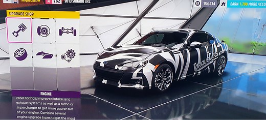 Tuning cars in Forza Horizon 5