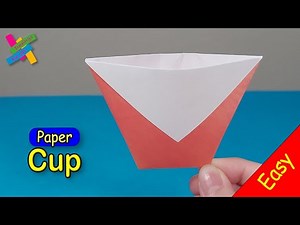 Origami CUP - NO GLUE, NO SCISSORS | DIY Easy | How to make a cup | Fold Tutorial