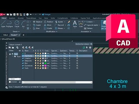 Comment Créer et Remplir des Calques sur AutoCAD