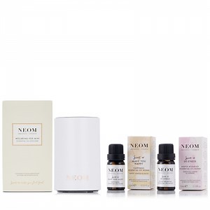 Neom Wellbeing Pod Mini and Essential Oil Collection - QVC UK