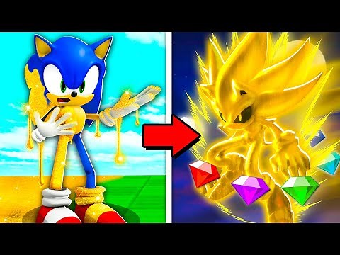 Upgrading SONIC To GOLDEN SONIC! (Roblox)