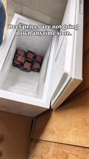 Beef prices are anticipated to continue climbing over the next 12-24 months.😬 . One way you can guarantee locking your price in, is buying a beef share. Thomas Cattle Company offers premium all natural beef shares in 1/4, 1/2 or whole shares to fill your families freezer for a very long time! 🥩 . If you order 1/2 or whole, you get to choose the cuts and package sizes. 1/4 share is standard cuts and we split 1/2 between two customers. . You get the same premium all natural beef that we sell to 