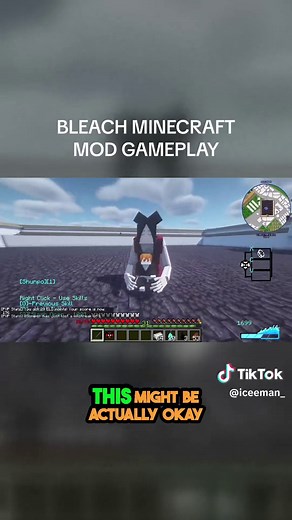 Bleach minecraft mod! #minecraft #gaming #bleach #minecraftmods #bleachanime #bleachminecraft #minecraftbleach
