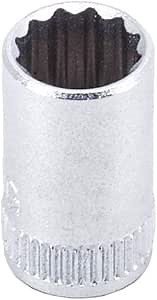 Genius Tools 232512 1/4" Dr. 12mm Hand Socket (12 Point)