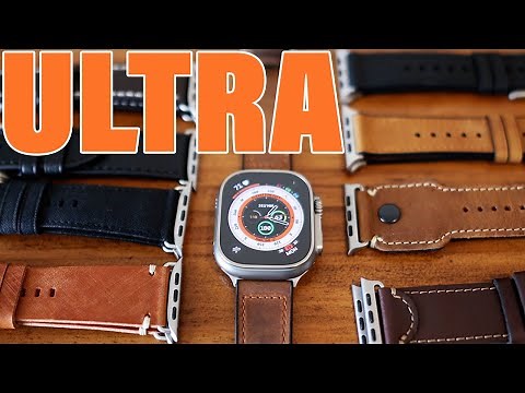Apple Watch Ultra Best Leather Bands - Nomad, Pad & Quill, Sandmarc, Bandwerk