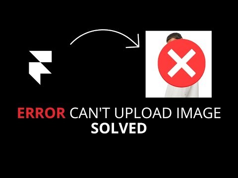 How to solve error image can't be uploaded in framer