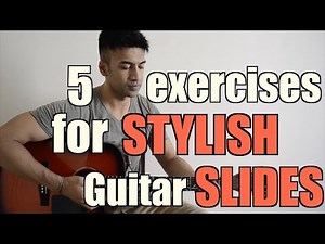 5 Exercises to make your Guitar Playing STYLISH with these SLIDES (With practice backing track)