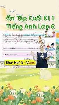 Ôn tập cuối học kì tiếng anh lớp 6 #hoctienganh #tienganhlop6 #ontapcuoihk1 #sachgiaokhoalop6